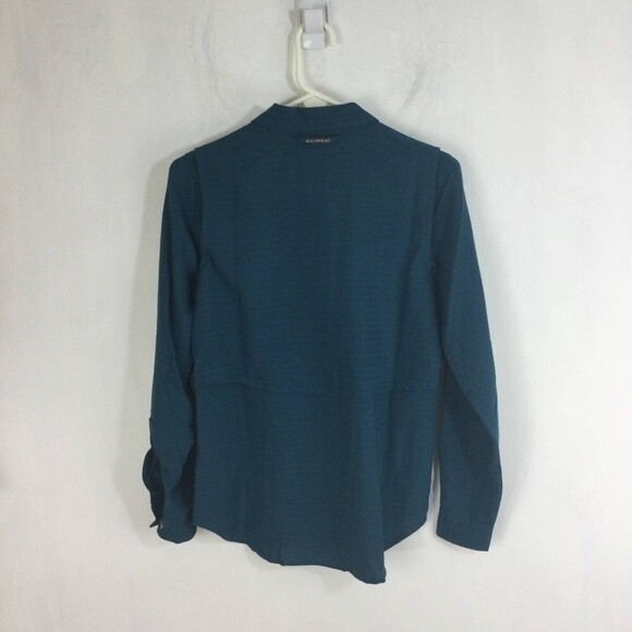 Exofficio Gill Marina Long Sleeve Zip Pocket Vented Fishing Shirt Womens XS - Picture 2 of 7